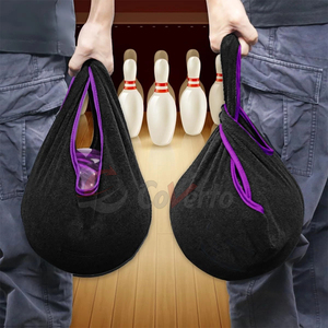Reusable Microfiber <b>Bowling</b> Ball Cleaner Bag Durable Polishing Towel For Daily <b>Bowling</b> Equipment Care - Product Image 5