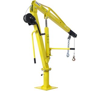1000 lb. Grúa hidráulica de gran capacidad para camioneta con cabrestante manual y grúa de pluma para plataforma de camión - Product Image 6