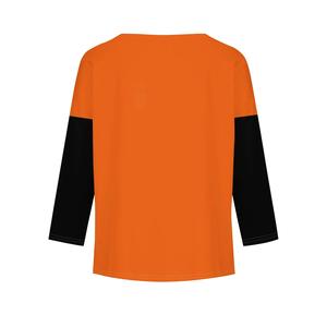 Camisetas gráficas espeluznantes de Halloween para niñas, camisetas gráficas de manga larga con cuello redondo para niñas, camiseta divertida de vacaciones para otoño para niñas - Product Image 4