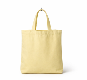 Yellow <b>Canvas</b> <b>Tote</b> Bag Medium Size Shoulder Handle baby Shopping Bag for Daily Use - Product Image 4