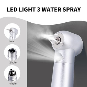 หัวกรอฟัน LED ความเร็วสูง แบบกดปุ่ม 3 หัวฉีดน้ำ พร้อมไฟ  ลูกปืนเซรามิก  หัวกรอแบบลม  หมุนเร็ว - Product Image 6