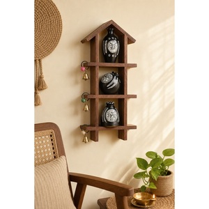 Étagères murales en bois pour enfants, organisateur de rangement mural coloré pour jouets, livres, décorations, photos et accessoires de chambre - Product Image 6