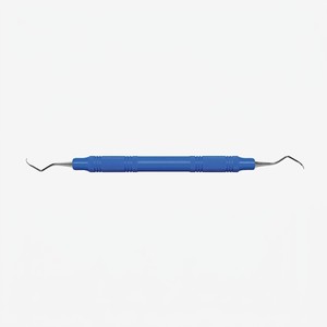 Détartreur dentaire avec # Instrument de détartrage parodontal en acier inoxydable avec manche bleu 3/8 pour l'élimination de la plaque et du tartre - Product Image 1