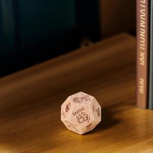 Dés en bois de haute qualité pour jeux de rôle, dés polyédriques en bois pour jeux de table professionnels, fournitures de jeux en gros - Product Image 3