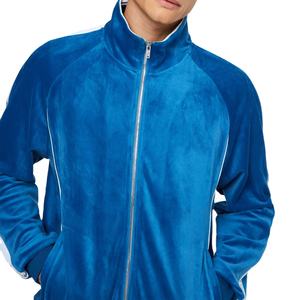 ชุดวอร์มผ้ากำมะหยี่สำหรับผู้ชายไซส์ใหญ่น้ำหนักเบาออกแบบโลโก้ได้ตามต้องการเสื้อผ้าแบบหนา - Product Image 4