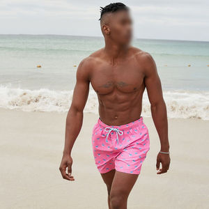 Trajes de Baño Personalizados para Hombre, 100% Algodón, Ligeros, Transpirables, de Secado Rápido, Shorts para Natación, Playa y Verano, OEM - Product Image 4