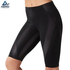 Shorts de sport respirants noirs pour femmes, style le plus récent, pour entraînement, cyclisme et course à pied, shorts de compression pour femmes - Product Image 1