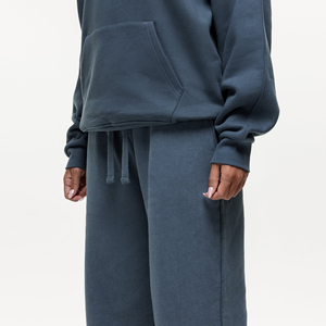 Pantalon cargo en molleton à jambes larges pour femme, taille haute, coupe ample, longueur intégrale, à carreaux, décontracté, hiver, respirant - Product Image 5