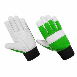 Guantes de Trabajo de Cuero de Cabra, Resistentes a la Abrasión, Protección para las Manos, Resistentes al Calor, para Construcción y Jardinería - Product Image 5