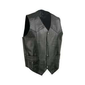 Gilet d'hiver pour homme, anti-plis, sans manches, en polyester matelassé, extérieur en Spandex/Polyester, fermeture éclair, style urbain - Product Image 1