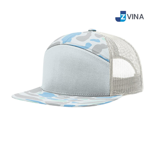 Custom Logo Camouflage Snapback <b>Cap</b> Mesh Back Adjustable Unisex <b>Hat</b> Casual Spring Summer Style - Product Image 4