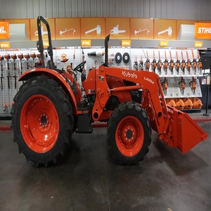 Tracteur Kubota M7060 d'occasion avec cabine |   Tracteur agricole hydraulique 4x4 |   Tracteur agricole Kubota M7060 4x4 à vendre - Product Image 5