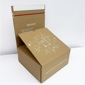 Custom Kraft Corrugated Mailer <b>Boxes</b> with Tear Strip for Ecommerce <b>Shipping</b> Packaging - Product Image 3