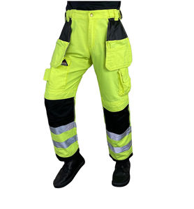 Pantalones de trabajo resistentes para hombre, pantalones de trabajo de alta calidad para construcción, pantalones rectos con bolsillos laterales, pantalones casuales para hombre - Product Image 5