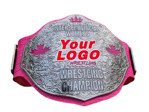 Cinturón de Campeonato de Lucha Libre Femenina Personalizado, Color Rosa, Cuero PU, Título Interprovincial, Personalizado - Product Image 4