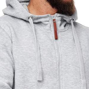 Survêtement de sport de haute qualité pour hommes, jogging à capuche, noir, deux pièces, 100% polyester, coton, vêtements de course pour adultes - Product Image 5