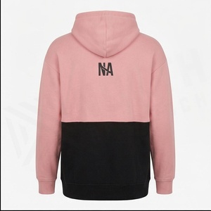 Sweat à capuche oversize pour homme North Approach, rose et noir, en polaire, décontracté, avec poche avant - Product Image 2