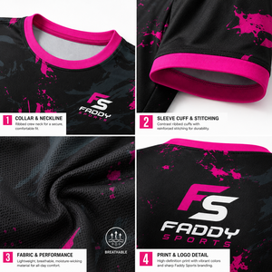 เสื้อแข่งอีสปอร์ตแบบกำหนดเอง เสื้อเกมมิ่งระดับมืออาชีพ พิมพ์ลายแบบซับลิเมชั่น ระบายอากาศได้ดี แห้งเร็ว ชุดยูนิฟอร์มทีม ขายส่งชุดกีฬา - Product Image 4
