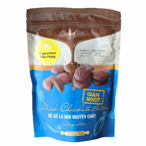 Chocolat noir pur en gros, 58% de cacao, 1KG, pour ingrédients de boulangerie, confiserie, HALAL, OEM/ODM, expédition mondiale - Product Image 1