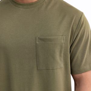 Precio al por mayor de calidad superior 100% algodón camisetas para hombre marca personalizada patrón sólido Streetwear estilo camiseta para hombre - Product Image 3