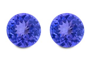 Par de Tanzanitas Naturales, Gemas Sueltas de Color Azul Púrpura, Piedra Genuina Rara, Certificadas por Terceros, Soporte 24/7 para Joyería Fina - Product Image 4