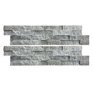 Modern Ledger <b>Marble</b> Stone Tile 4 Rows Split Face Waterproof Exterior Wall Cladding Durable Multi-Color Gray White Beige Black - Product Image 3