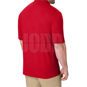 เสื้อยืดแขนสั้นผ้าฝ้ายถัก 100% ระบายอากาศได้ดี ดีไซน์สั่งทำได้ สีพื้น คุณภาพสูงสำหรับผู้ชาย - Product Image 5
