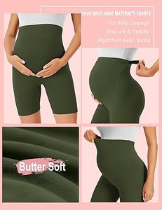 Leggings Cortos de Maternidad Transpirables y Ajustados, de Alta Calidad, con Cintura Elástica Sin Costuras, para Ciclismo y Actividades al Aire Libre, Shorts Sexys - Product Image 6