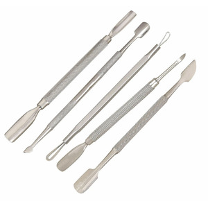 HIgh Grade Stainless Steel Cuticle Pusher Nail Care Beauty <b>Tool</b> Cuticle Pusher Professional Nail Cleaner Manicure <b>Pedicure</b> <b>Tool</b> - Product Image 4