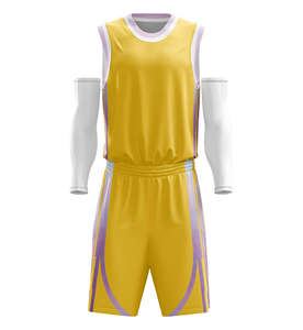 Ensembles de basketball sans manches grande taille de haute qualité, maillots respirants réversibles, design personnalisé, uniformes de basketball sur mesure - Product Image 2