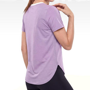 Wholesale Cheap Price Quick Dry And Breathable <b>Women</b> Gym <b>T</b> <b>Shirts</b> New Design High Quality <b>Women</b> Gym <b>T</b> <b>Shirt</b> In Bulk Quantity - Product Image 2
