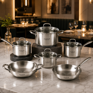 Juego de Utensilios de Cocina de Acero Inoxidable de Grado Alimenticio de 10 Piezas, Tapa Hermética, Utensilios de Cocina Duraderos, Construcción Premium - Product Image 1