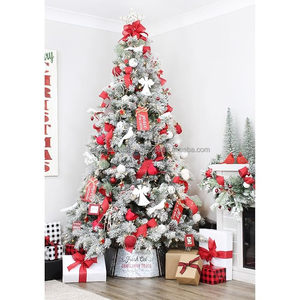 Collier d'arbre de Noël en métal galvanisé parfait pour la décoration d'arbre avec des charnières faciles à assembler - Product Image 4