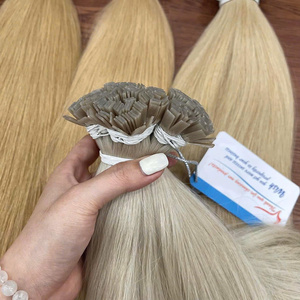 Super vente prix couleur droite pointe plate Extensions de cheveux 100% cheveux humains meilleure qualité pas de perte pas d'enchevêtrement soyeux grand Stock - Product Image 5