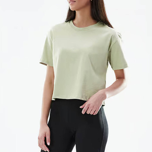 Camisetas de Poliéster al por Mayor para Mujer, Lisas, de Manga Corta, Estilo Casual, Camisetas en Blanco, OEM, ODM, Personalizadas, Cuello Redondo - Product Image 5