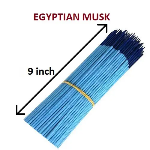 Varas de incenso de musco egípcio natural Fornecimento por atacado a preço de liderança caixa de embalagem de incenso incenso indiano (azul)