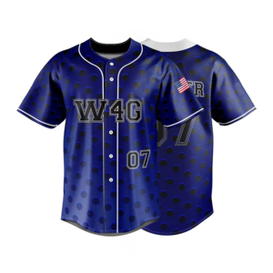Custom Baseball Jersey Unisex Black Polka Dot Sublimated Print Moisture Wicking Short Sleeve Winter Anti-Bacterial Sport Apparel - Product Image 4