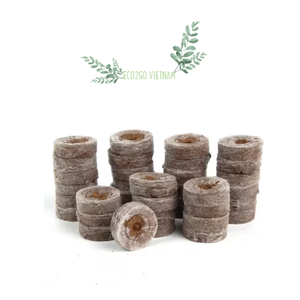 Pastilles de coco 100 % naturelles - Pellets de coco durables pour semis, disponibles en vrac, fournitures de jardin d'Eco2go Vietnam - Product Image 2