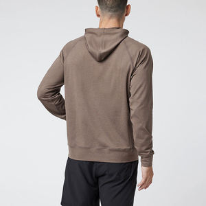 Sweat à capuche mi-zippé premium pour homme, effet dégradé, extensible dans les 4 sens, ultra doux, respirant, séchage rapide, en coton personnalisé, idéal pour le sport et les activités actives - Product Image 4