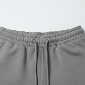 Shorts de survêtement en molleton pour femmes grandes tailles, taille élastique, logo personnalisé, fabricant de marque privée - Product Image 5