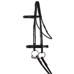 Wholesale 100% Genuine Leather Horse Bridle Best Quality Soft Padded Dressage Bridle at Competitive Price for Horses OEM - Product Image 4