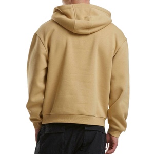 Nouvelle Arrivée Hiver Prix Bas En Gros Sweats à Capuche Personnalisables Vierge Polaire 100% Coton Respirant Séchage Rapide Poche Décontracté Homme - Product Image 4