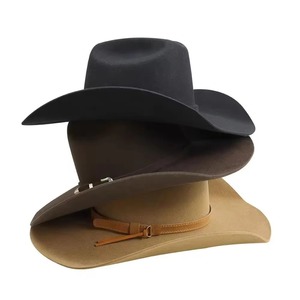 New Condition Men Cowboy <b>Hats</b> Durable Fabric Breathable Premium Quality <b>Top</b> Trending Lightweight Cowboy <b>Hat</b> With Custom Logo - Product Image 1