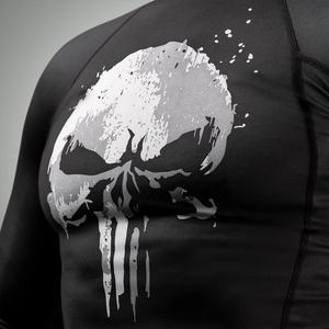 Rashguard à manches longues avec logo personnalisé, tissu extensible durable pour le surf, le MMA, le BJJ, l'entraînement, options de design personnalisées - Product Image 4