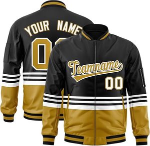 Low MOQ Retro Vintage Men Letter Embroidered Logo Baseball Bomber Letterman <b>Jacket</b> Custom Leather Varsity <b>Jackets</b> Wholesale - Product Image 5