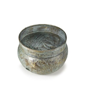 Nouvel arrivage : Support de rangement pour tuyau d'arrosage de jardin en fer de haute qualité avec finition patine rustique, pour extérieur, taille et couleur personnalisables - Product Image 2