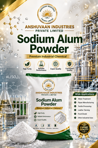 Polvo de Alumbre de Sodio de Alta Pureza (Sulfato de Sodio y Aluminio) |   Grado Industrial Alimentario |   Industrias Anshuvaan |   Uso del Tratamiento de Agua - Product Image 3