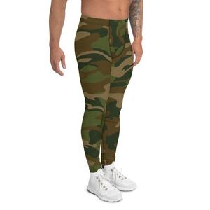 Leggings Deportivos para Hombre, Ajustados, Cintura Elástica, Nailon de Secado Rápido, Resistentes al Agua, Color Sólido, Compresión para Gimnasio - Product Image 4