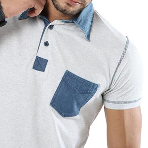Polo tricoté personnalisé et confortable pour adultes, 100 % coton, faible MOQ, grandes tailles, impression tendance - Product Image 4