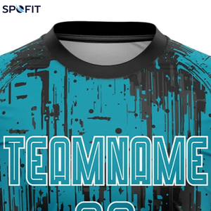 เสื้อฟุตบอลคอกลมแขนสั้นแบบสั่งทำพิเศษ ดีไซน์ตามสั่ง บริการ OEM สินค้ามาใหม่ MOQ ต่ำ - Product Image 3
